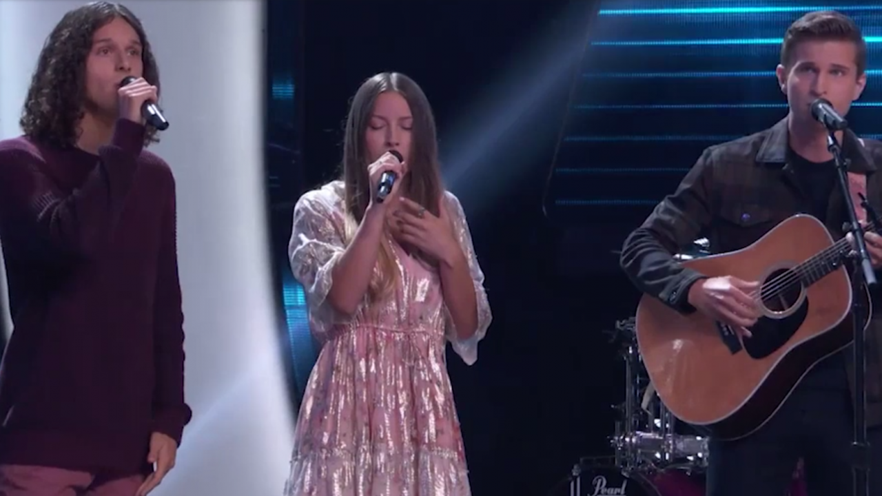 'The Voice' Stunning Vocal Trio Girl Named Tom Gets the First 4Chair